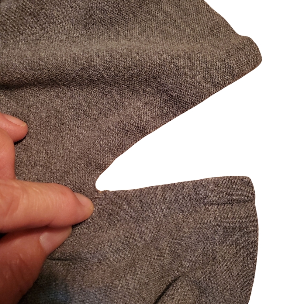 Polo by Ralph Lauren Men's Gray Long Sleeve Polo. XL. #0216 - Picture 10 of 12